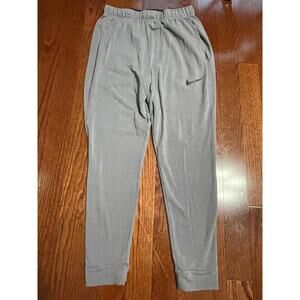 Nike Men's Dri Fit Grey Joggers Size M